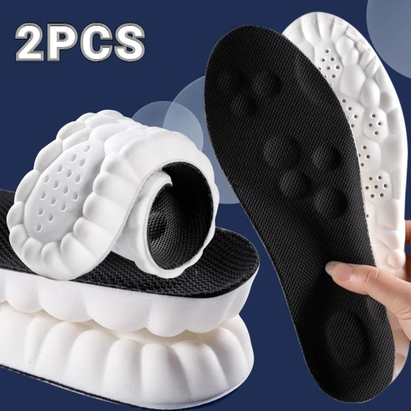4D Massage Insoles – Ultra Soft Orthopedic Insoles For Running Shoes, Arch Support, Back To School 2025 Comfort