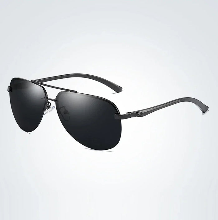 Aviator Men's Sunglasses Metal Frame Mirror Lens Driving Glasses