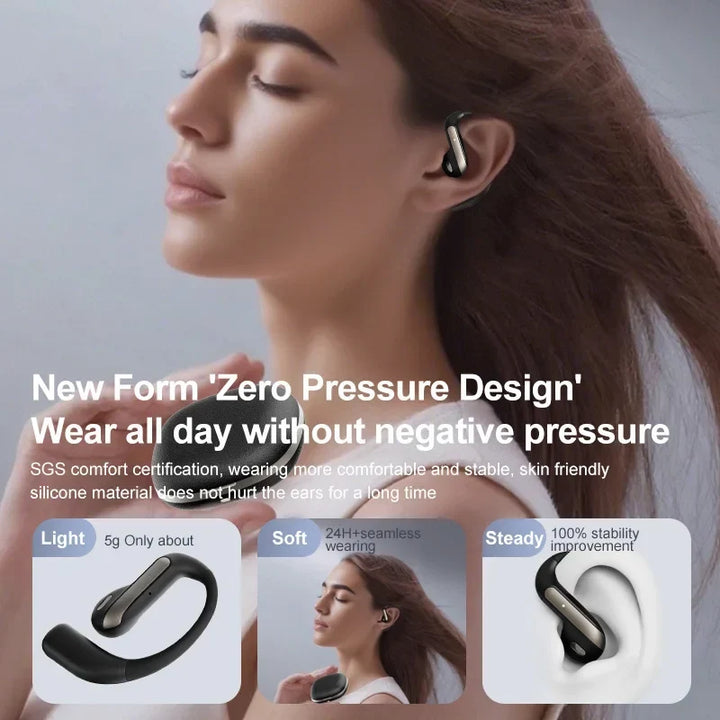 AI Translation Earbuds With Noise Canceling Ear Hook Sports