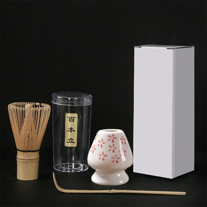 Matcha Bamboo Tea Set 3Pc Japanese Tea Tools Eco Friendly