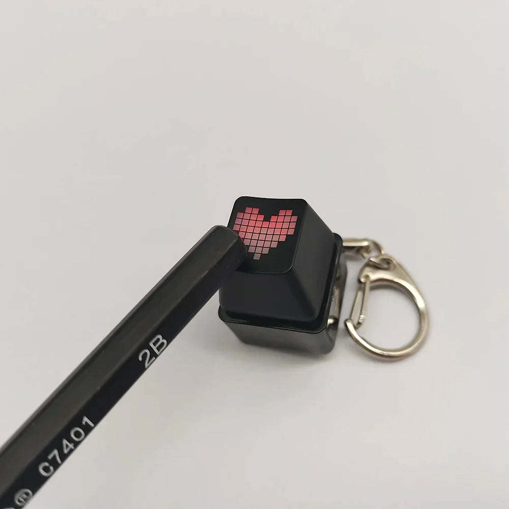 Mechanical Keyboard Keychain RGB Mini Tester Stress Toy