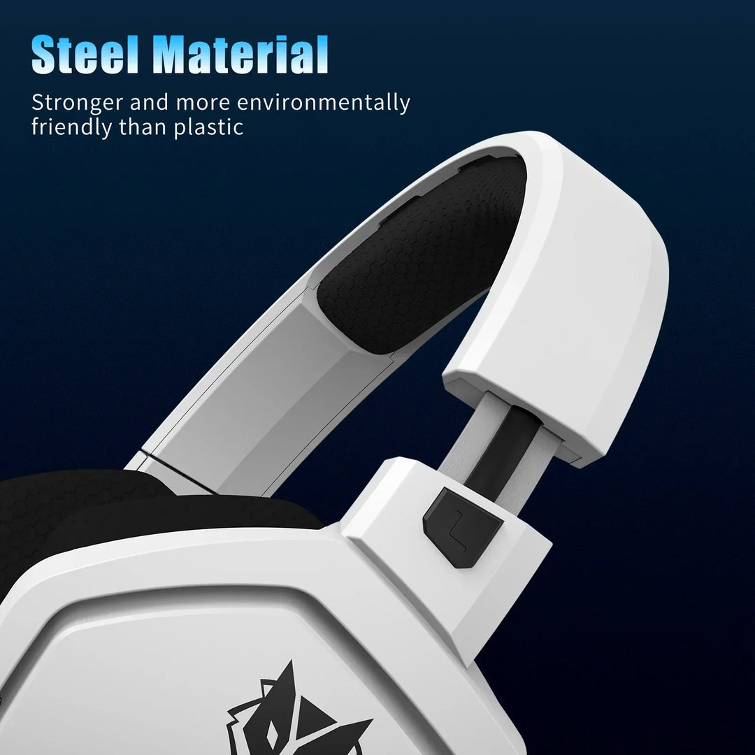 Wireless Gaming Headset With Mic Active Noise Cancellation
