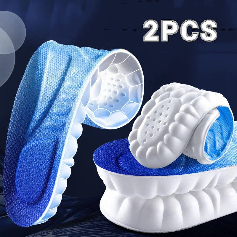 4D Massage Insoles – Ultra Soft Orthopedic Insoles For Running Shoes, Arch Support, Back To School 2025 Comfort