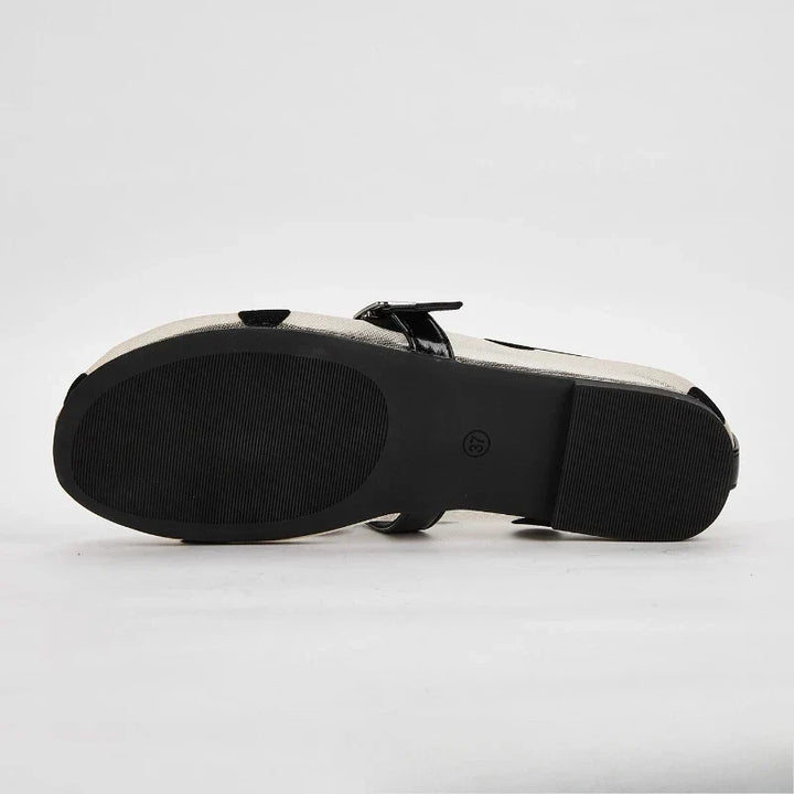 Breathable Women Mary Jane Flats - Round Toe Mesh, Casual
