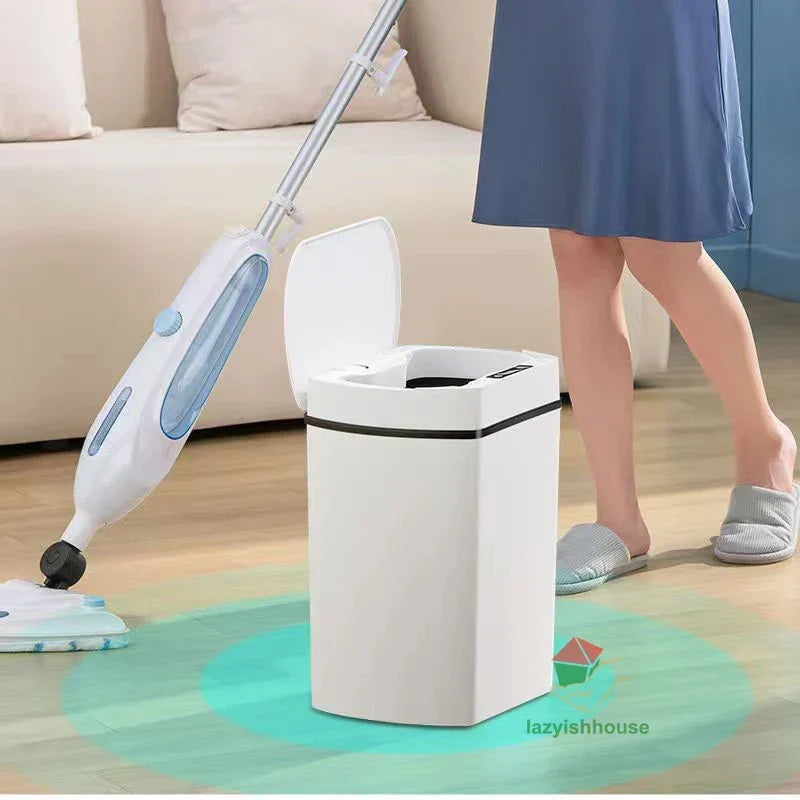 Smart Sensor Trash Can Rectangular Kitchen Bathroom