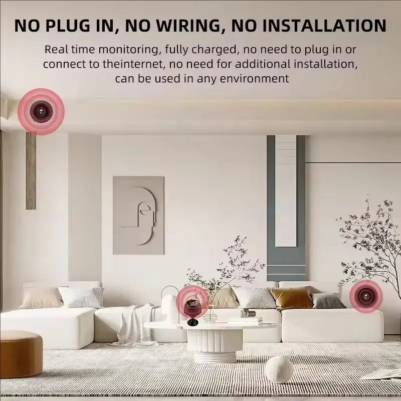 Mini WiFi Camera 1080P HD Night Vision Surveillance Wireless Security for Remote Viewing Fall 2025