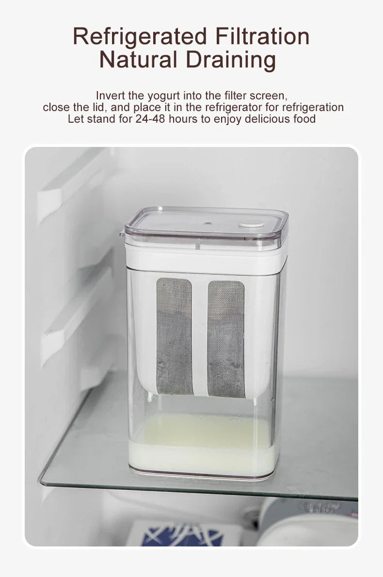 Yogurt Strainer Stainless Steel Filter For Whey Separation