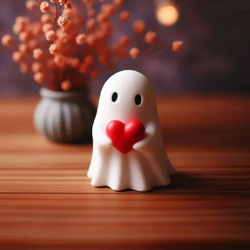 Middle Finger Ghost Statue Resin Halloween 2025 Centerpiece