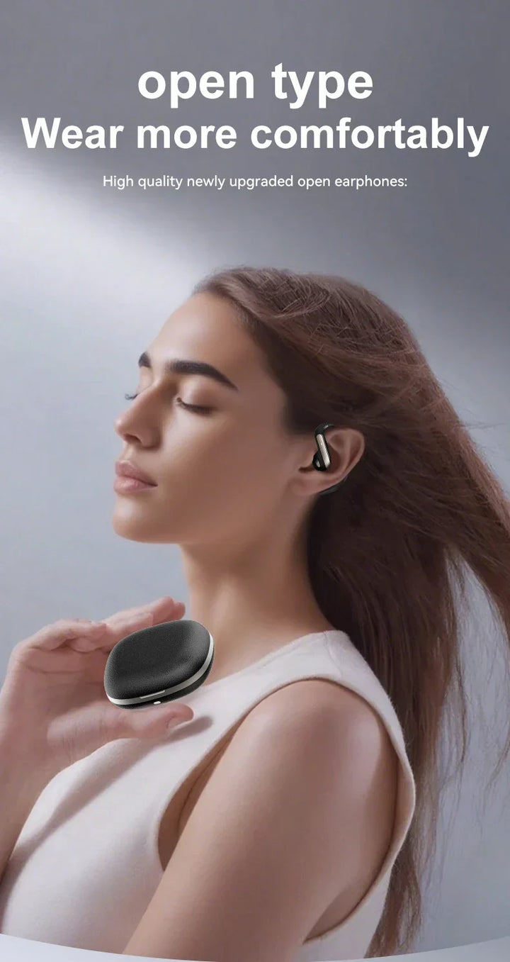 AI Translation Earbuds With Noise Canceling Ear Hook Sports