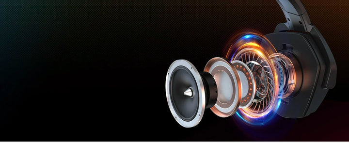 Wireless Gaming Headset With Mic Active Noise Cancellation