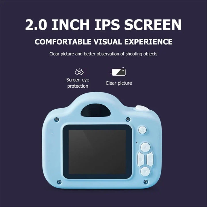 Mini HD Kids Camera - Portable Digital Selfie Photography Toy for Outdoor Fun, Perfect Christmas Gift for Children