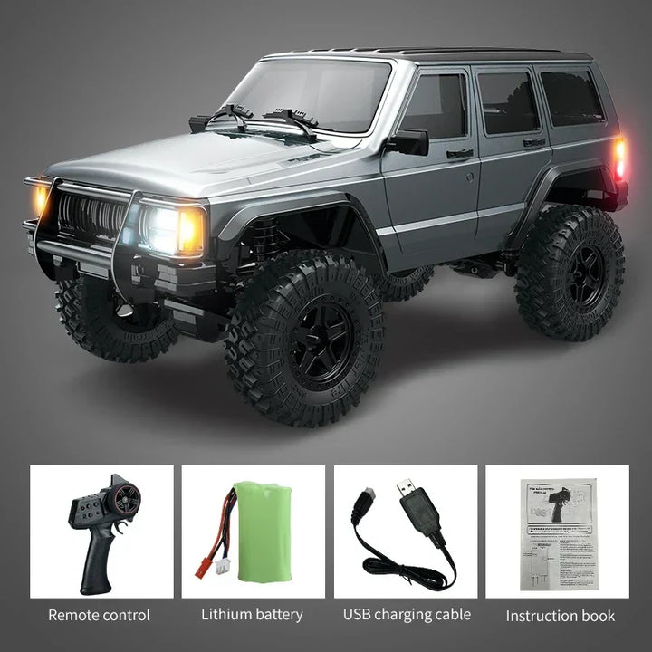 RC Car 1/18 Scale 4WD Off Road Crawler Toy Remote Control 2.4G With 40 Minute Run Time Fall 2025 Gift