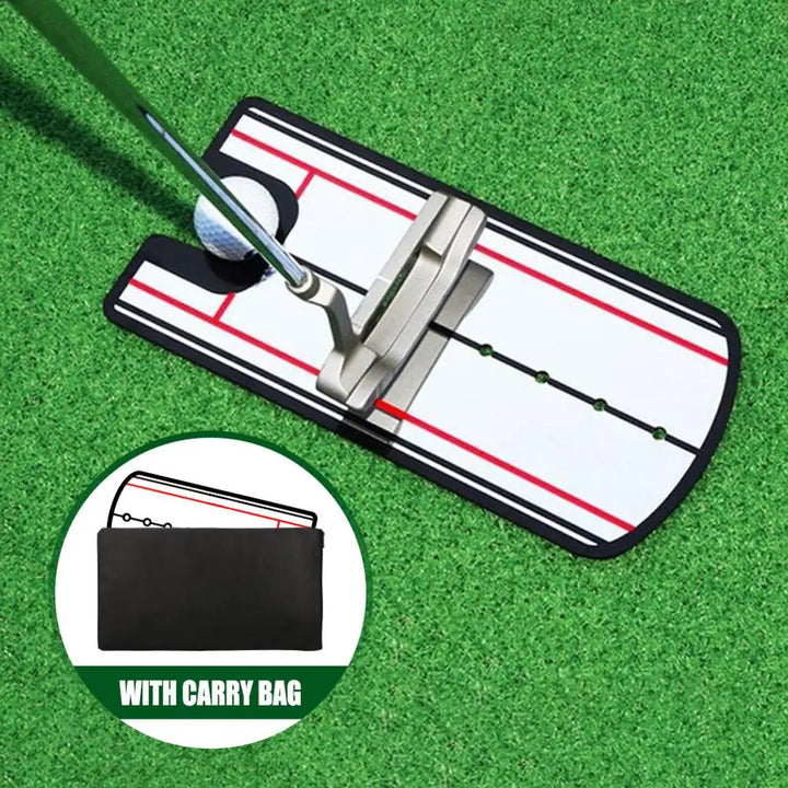 Golf Putting Practice Mirror - Alignment Aid for Training, Lightweight 140x300mm Golf Putter Tool