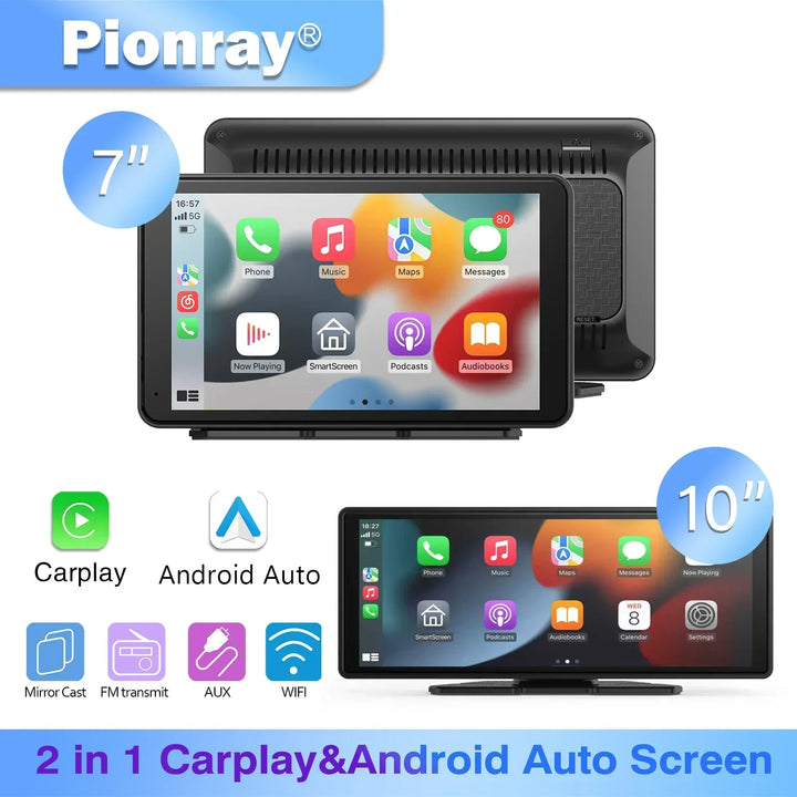 CarPlay Screen Universal Wireless CarPlay And Android Auto Car Stereo Head Unit With Mirror Cast WiFi Fall 2025