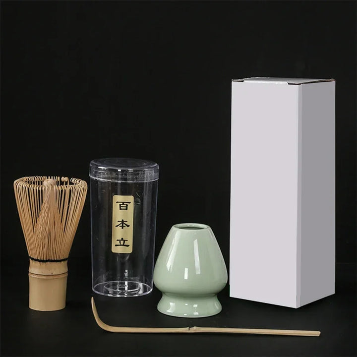 Matcha Bamboo Tea Set 3Pc Japanese Tea Tools Eco Friendly