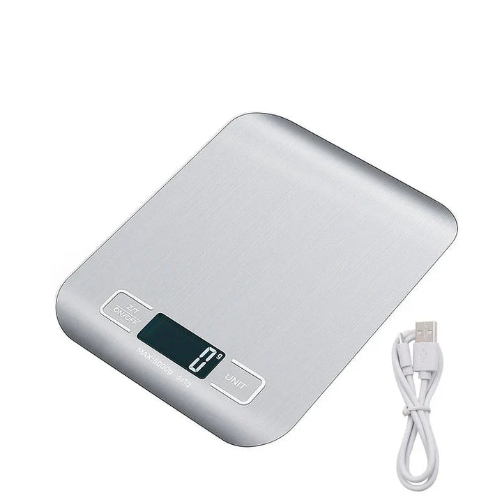 Digital Kitchen Scale Stainless Steel LCD Baking Scale