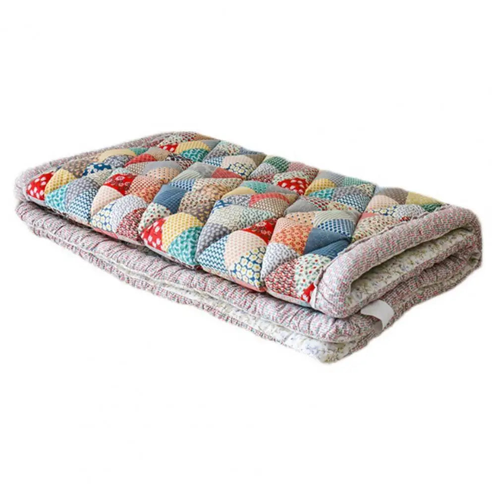 Cotton Sofa Cover Bohemian Plush Non-Slip Thickened Floral Cushion Protection