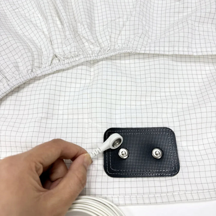 Earthing Silver Fiber Fitted Sheet Anti Static Grounding