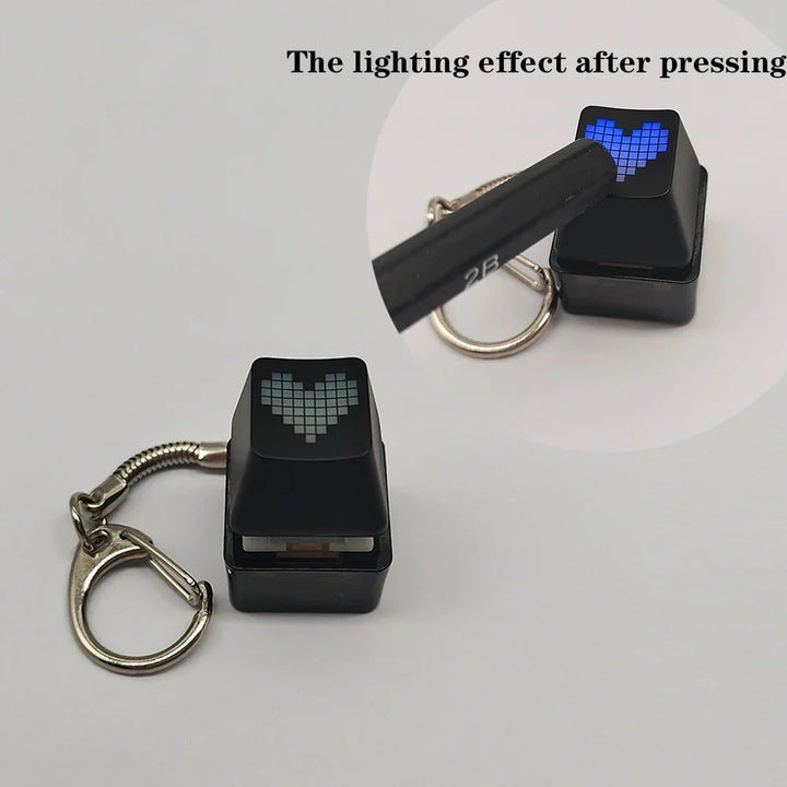 Mechanical Keyboard Keychain RGB Mini Tester Stress Toy