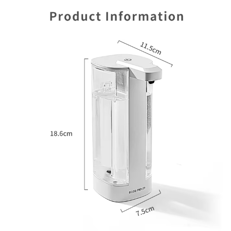 Automatic Dishwashing Machine Sensor Hand Sanitizer Dispenser - Intelligent Kitchen Soap Dispenser with Adjustable Liquid Output