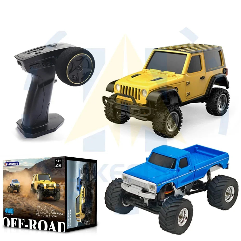 RC Car 1/36 4WD Off-Road Vehicle Light System RTR Hobby Model Fall 2025 Gift Idea