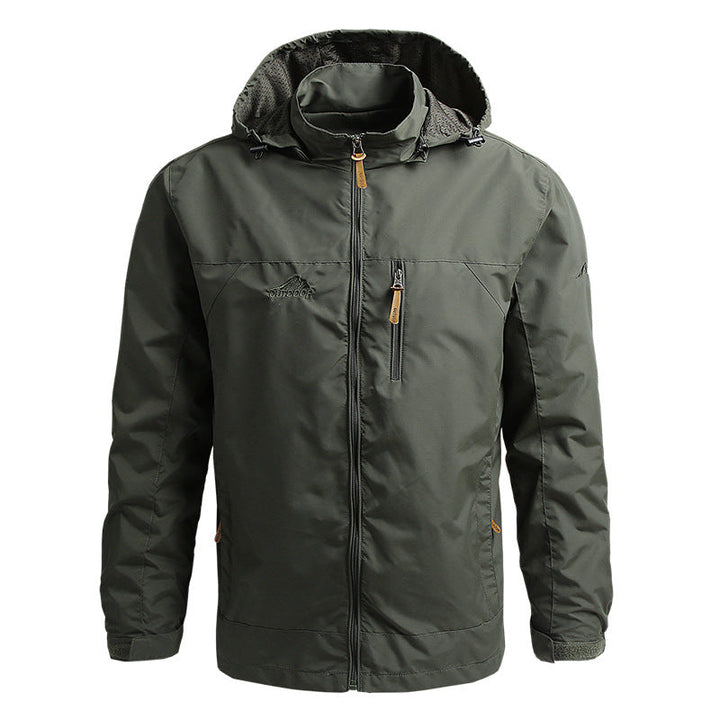 Waterproof Mens Tactical Jacket - Hooded, Lightweight
