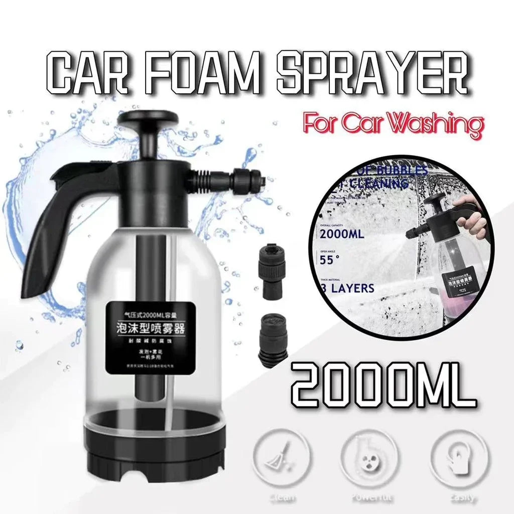 Car Wash Foam Sprayer Bottle Manual Air Pressure Gun