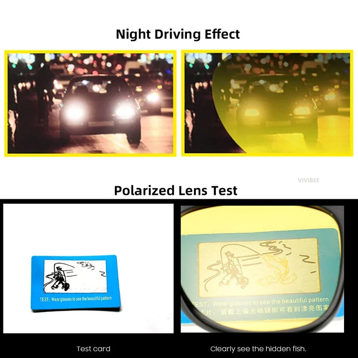 Night Vision Sunglasses Polarized Yellow Lenses UV400 Protection For Enhanced Night Driving Fall 2025 Trend