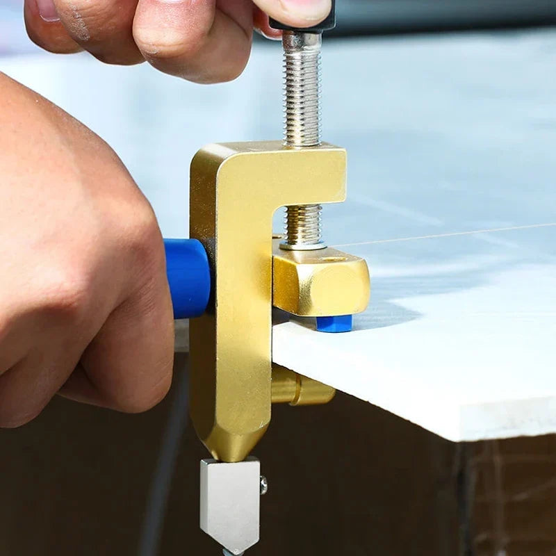Ceramic Cutter Tile Breaker Knife - Handheld Diamond Roller Tool with Nozzles