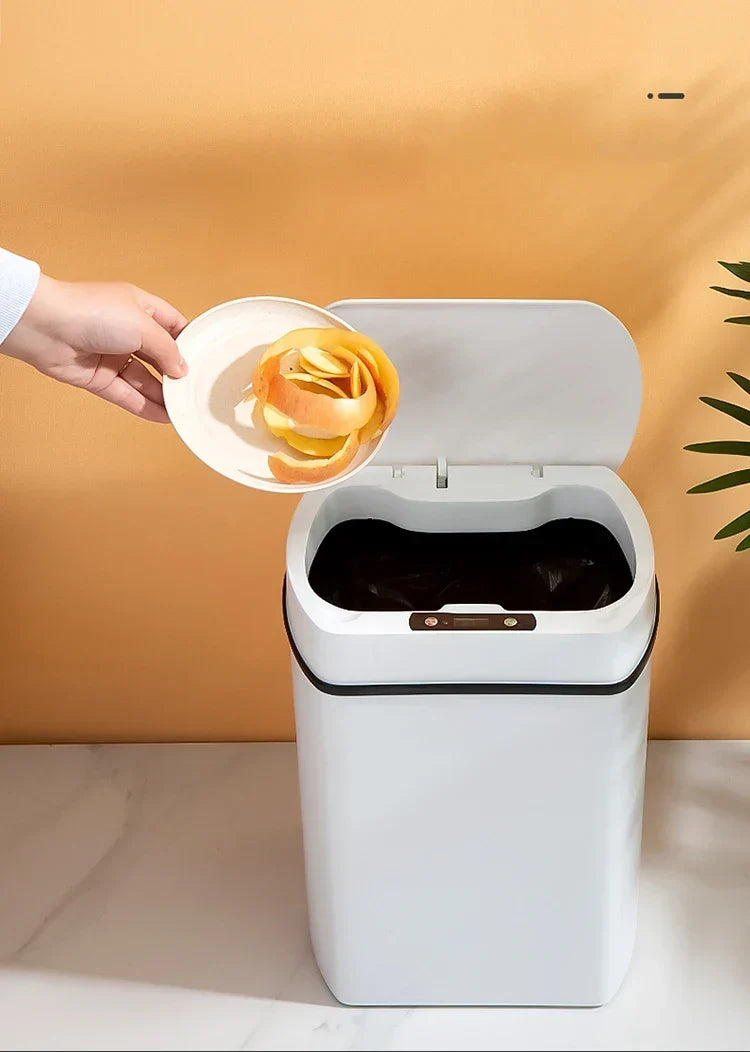 Smart Sensor Trash Can Rectangular Kitchen Bathroom
