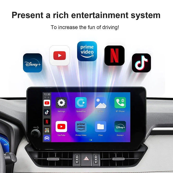 Android TV Box CarPlay AI Wireless BuiltIn Play Store Android Auto YouTube Netflix Fall 2025 Trend Gift