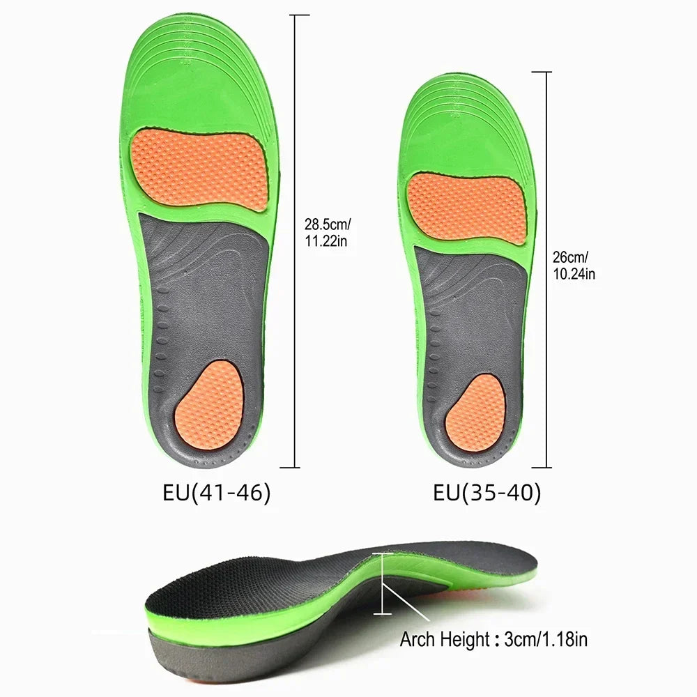 Orthopedic Arch Support Insoles Thick Shock Absorption Plantar Fascia Insole