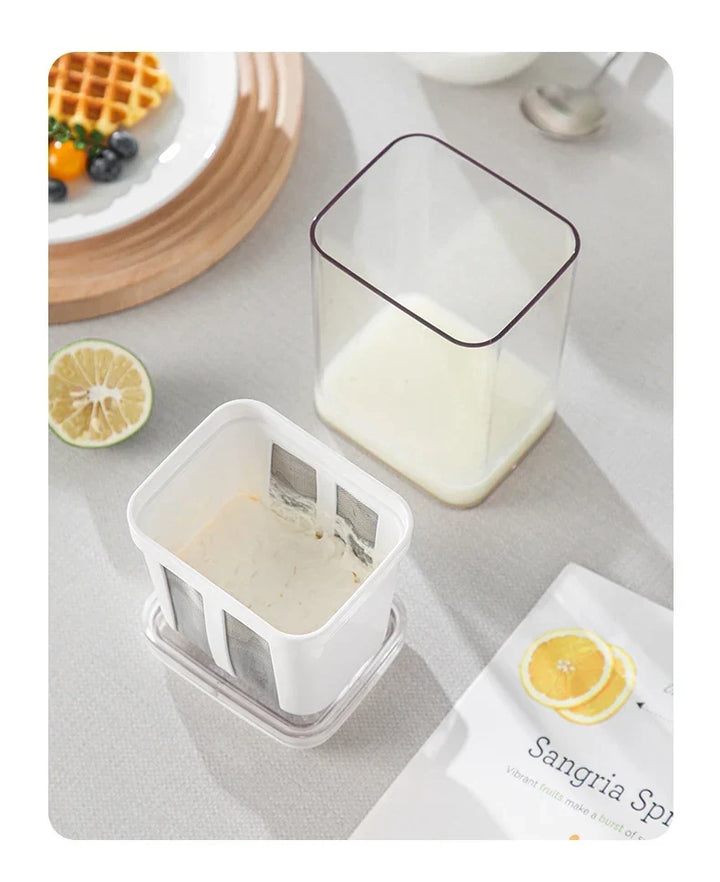 Yogurt Strainer Stainless Steel Filter For Whey Separation