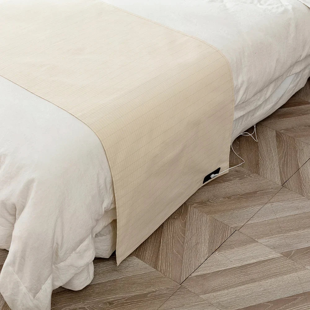 Grounding Earthing Bed Sheet With 4m Conductive Cable