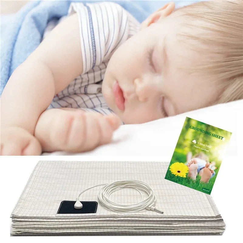Earthing Bed Sheet Grounding Sheet Anti Static Sleep