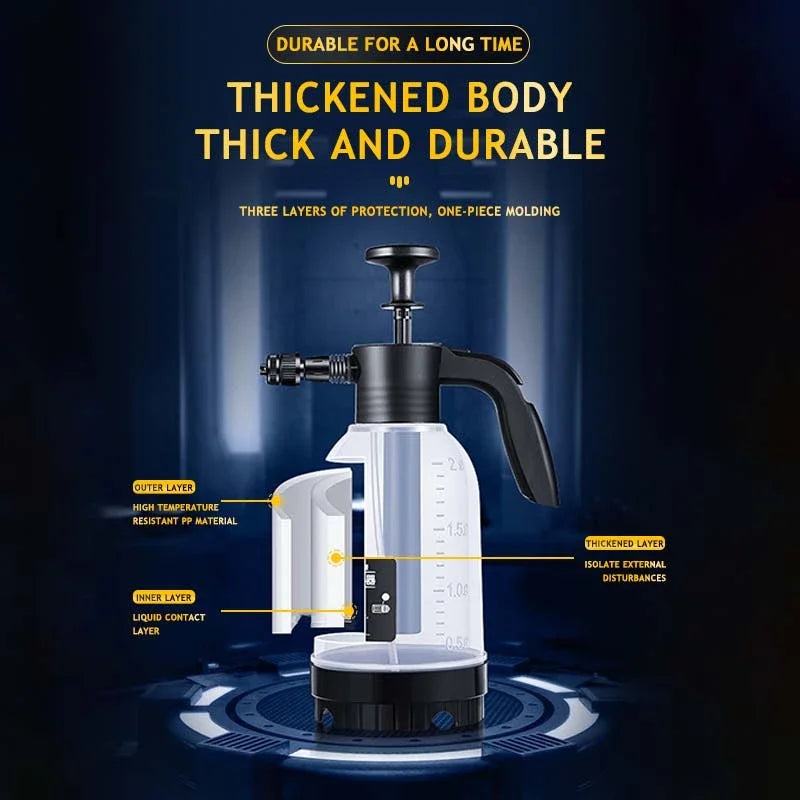 Car Wash Foam Sprayer Bottle Manual Air Pressure Gun