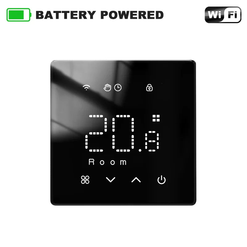 Smart Gas Boiler Thermostat WiFi Enabled Daily Programmable Voice Assistant Compatible Fall 2025 Energy Saver