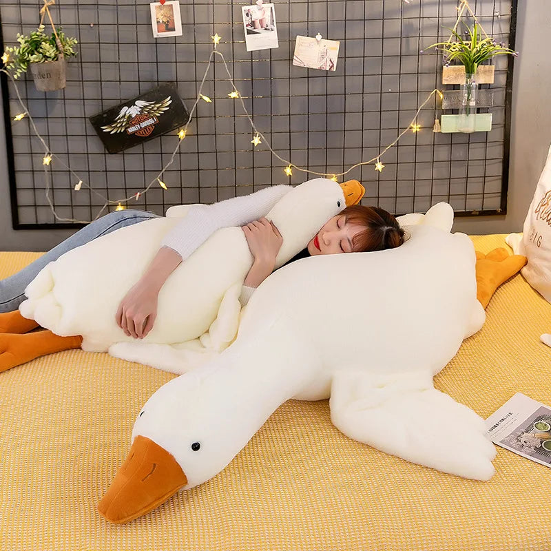 Goose Plush Pillow Soft Sleeping Cushion Holiday Gift 2026 Cozy Home Decor For Sofa Bed