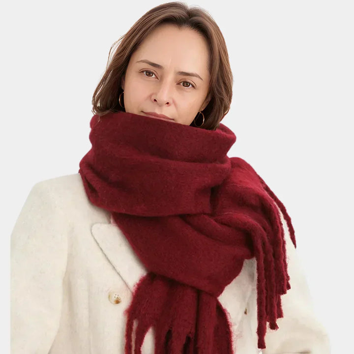 Warm Cozy Womens Winter Scarf - Oversized Wrap, Plush