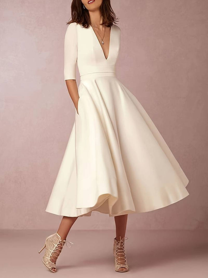 Plus Size Women's Summer Dress in Soft Cotton Blend, Elegant and Comfortable for Any Occasion