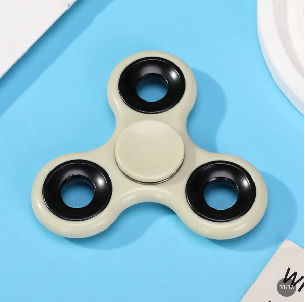 Digital Fingertip Gyro Fidget Spinner – ABS Plastic Three-Finger Stress Relief &amp; Decompression Toy