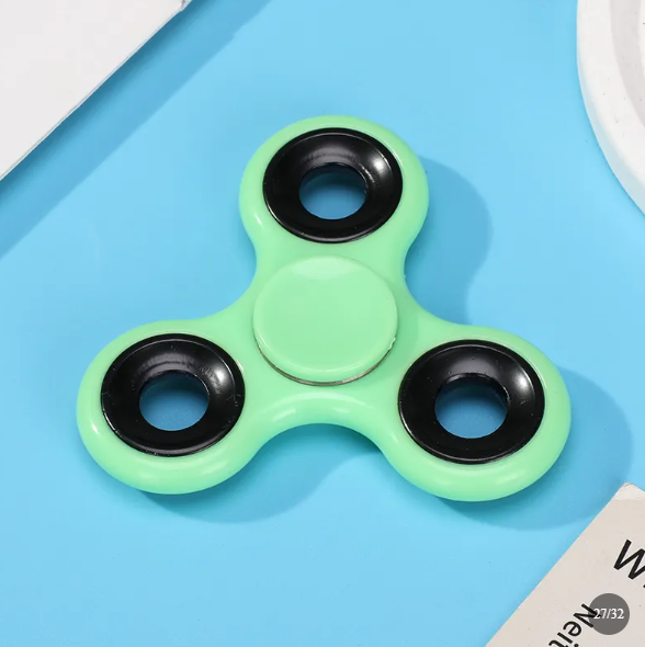 Digital Fingertip Gyro Fidget Spinner – ABS Plastic Three-Finger Stress Relief &amp; Decompression Toy
