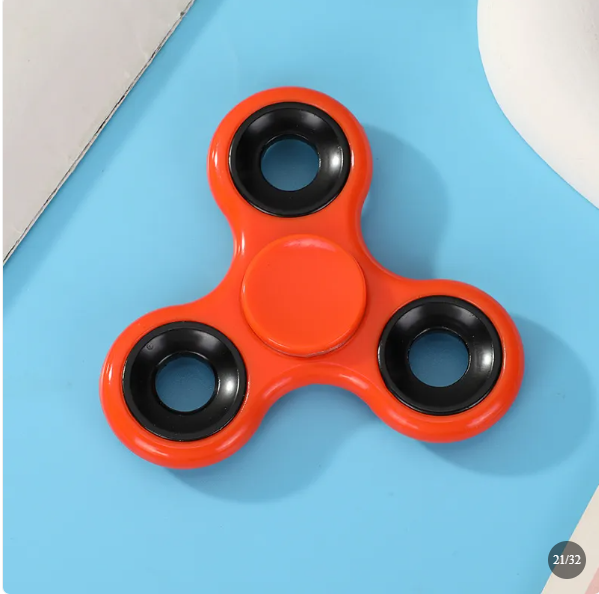 Digital Fingertip Gyro Fidget Spinner – ABS Plastic Three-Finger Stress Relief &amp; Decompression Toy