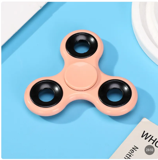 Digital Fingertip Gyro Fidget Spinner – ABS Plastic Three-Finger Stress Relief &amp; Decompression Toy