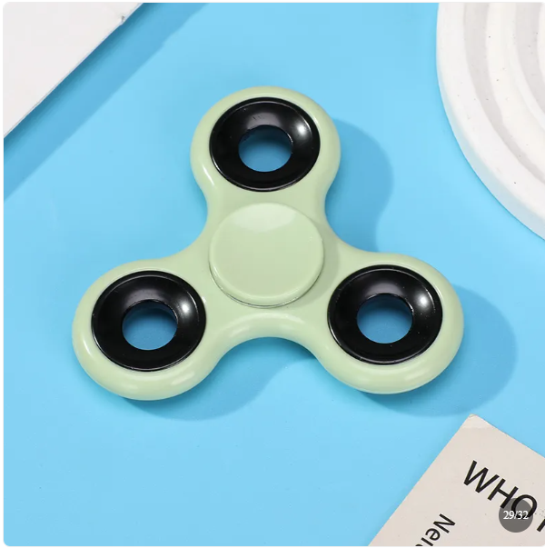 Digital Fingertip Gyro Fidget Spinner – ABS Plastic Three-Finger Stress Relief &amp; Decompression Toy