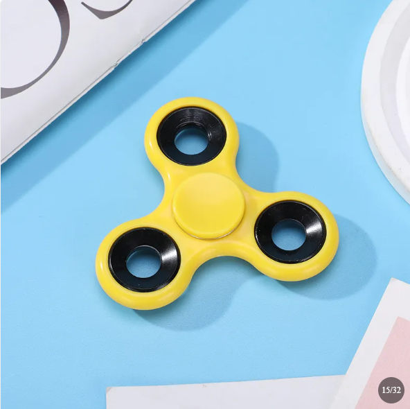 Digital Fingertip Gyro Fidget Spinner – ABS Plastic Three-Finger Stress Relief &amp; Decompression Toy