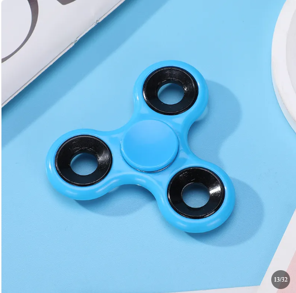 Digital Fingertip Gyro Fidget Spinner – ABS Plastic Three-Finger Stress Relief &amp; Decompression Toy