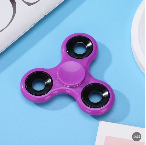 Digital Fingertip Gyro Fidget Spinner – ABS Plastic Three-Finger Stress Relief &amp; Decompression Toy