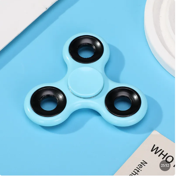 Digital Fingertip Gyro Fidget Spinner – ABS Plastic Three-Finger Stress Relief &amp; Decompression Toy