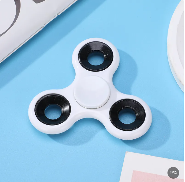 Digital Fingertip Gyro Fidget Spinner – ABS Plastic Three-Finger Stress Relief &amp; Decompression Toy